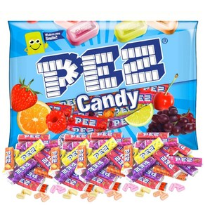 11 Ounce (Pack of 1) PEZ Candy Refill Rolls 11 o 11온스(1팩) PEZ 캔디 리필 롤 11온스 다양한 가방(각 가방에 전체 롤 약 3, 1개