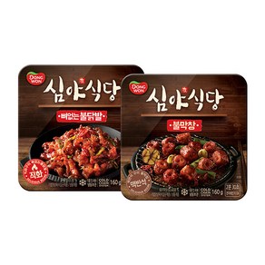 동원 심야식당 불막창 160g+뼈없는불닭발 160g, 1개