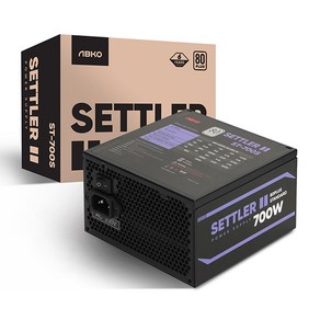 앱코 SETTLER-II ST-700S 80PLUS STANDARD 파워 (ATX 500W), 1개, 선택하세요