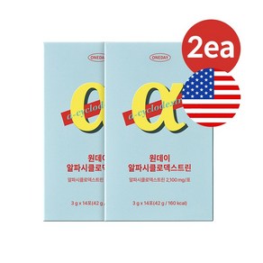 데이즈온 원데이 알파시클로덱스트린 알파CD 2박스 4주분, 42g, 2개