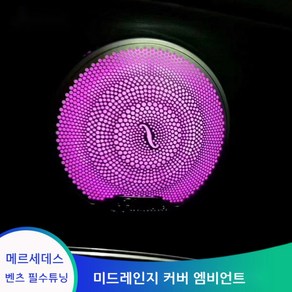 벤츠 W213 E클래스 미드레인지 커버 엠비언트 실내장식 분위기 C클래스 GLC, 구매전 필수입력 [모델 + 년도], GLA W156 (13-19) 4개, 4개