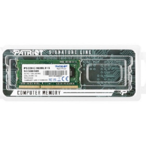 패트리어트 DDR3 4G PC3-12800 CL11 SIGNATURE 1600MHz 노트북용 저전력 파인인포, 1개