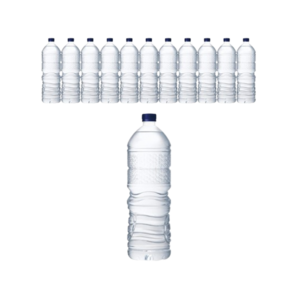 강원평창수 무라벨 생수, 12개, 2L