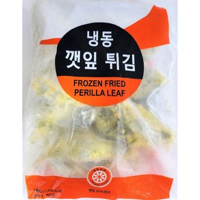 FROZEN FOOD 냉동 깻잎 튀김, 1개, 1kg