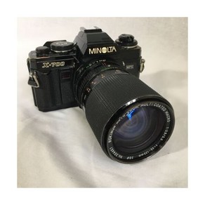 미놀타 X700 MPS 35mm 필름 SLR 카메라 35135mm f3.95.3 매크로 렌즈에 로키논 장착