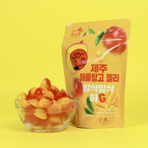 제주애플망고젤리 말삭말삭하G, 78g, 5개