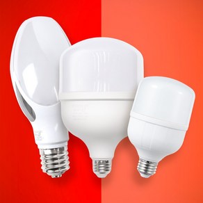 LED 크림벌브 20w 30w 40w 50w 보안등 공장등 글러브램프 가로등 식당 시장조명, 시티LED글러브램프, 40w(E39)주광색, 1개