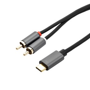 USB C TO RCA Y 케이블 5M 24BIT DAC 칩내장 무산소동 선, 1개