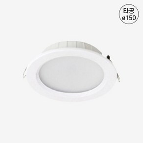 LED 6인치 계단식 다운라이트 20W, LED 20W 일체형, 노란색 ( 전구색 ), 1개