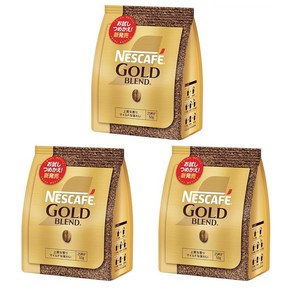 일본 NESCAFE 골드블렌드 리필 약25잔분, 3개, 1개입, 50g