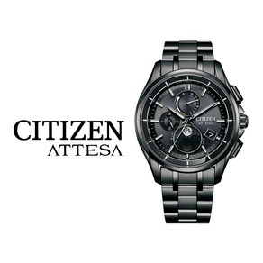 시티즌 시티즌 CITIZEN 아테사 에코드라이브 문페이즈 남성 티타늄 메탈 손목시계 BY1006-62E