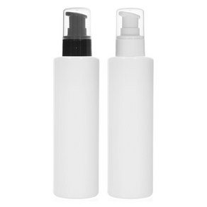 [허브스프레이] 에센스 펌프용기 120ml~500ml, 1개, 200ml 각백색용기 검정캡