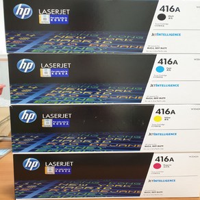 HP 정품 프린터토너 NO 416A 4색세트 W2040A W2041A W2042A W2043A SET, 1세트