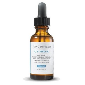 SkinCeuticals C E 페룰릭 골드 스킨 메이크업 프라이머 스포이드 유리병 30ml 페이스 크림, 1개