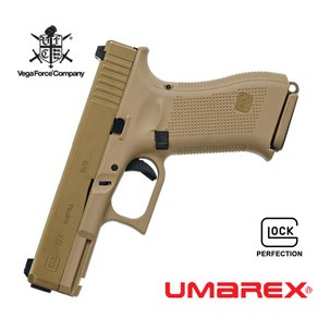 건스토리 [업그레이드 선택] VFC Umaex Glock 19X TAN GBB Pistol 핸드건 /가스블로우백, 1개, 기본형