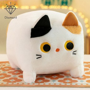 디아망 뚱냥이 인형 인테리어 이벤트 선물 고양이, 25cm, 화이트, 1개