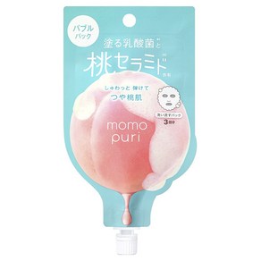 모모푸리 복숭아 세라마이드 버블 팩 20g, 1개, 1개입