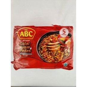 ABC 미 인스턴트 굴라이 아얌 쁘다스 라면 75g, 5개