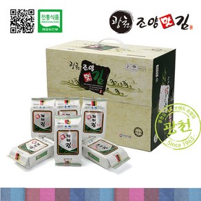 광천조양맛김 식탁김 도시락김 전장김 무조미김 마른김 김밥김, 72개