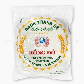 월드푸드 베트남 롱도 반짱레 그물망 짜조피 22cm/500g 20개입 박스구매 BANH TRANG RE