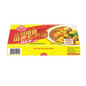 오뚜기 프리미엄 바몬드카레 고형 매운맛 200g