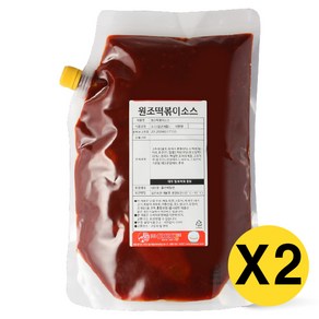 아이엠소스 원조떡볶이소스, 2kg, 2개