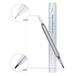 시술용마커펜 측정자 세트 반영구재료, 1개