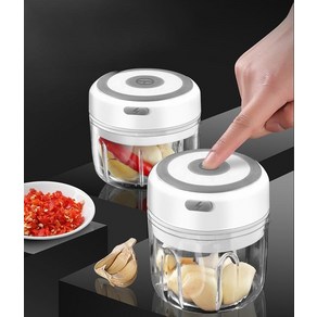 만능 전동 다지기 독일제 마늘 양파 다지기 블렌더 믹서기 홈쇼핑, 250ml + 충전 케이블 포함