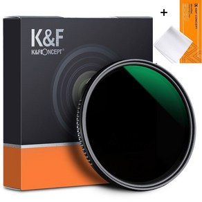 KnF 67mm NANO PRO 가변 ND8-ND2000 Fade 필터 - Japan AGC Optics ND8-2000 Filte, 1개