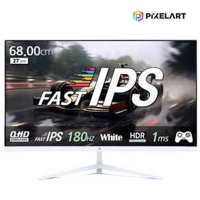 (연말이벤트)픽셀아트 PIXELART PAQ2718W 화이트 일반 QHD 180Hz FastIPS 게이밍 모니터