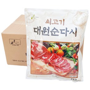 대원 순다시 쇠고기다시 2kg, 6개