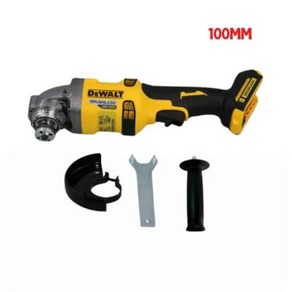 DEWALT 브러시리스 연삭기 전동 공구 충전식 무선 드릴 DCG414 연마기 125mm 150mm 100mm, [01] 100mm  No battey, 1개