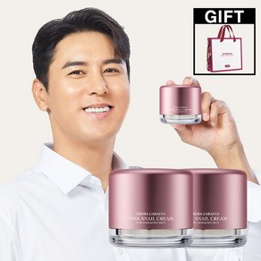 장민호 PICK!크레마카라콜 핑크 스네일 크림 50ml 2개 +쇼핑백, 없음