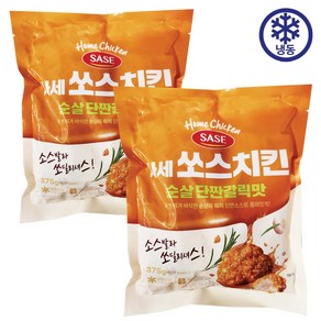 사세 쏘스치킨 순살 단짠갈릭맛, 2개, 375g