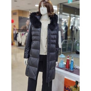 [아날도바시니] 세이브존05 램스킨 폭스퍼 구스다운 점퍼 AW12SZFU84C