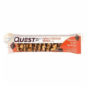 퀘스트 뉴트리션 피넛 초콜릿 크런치 스낵바 12개입 Quest Nutition Peanut Chocolate Cunch Snack, 1개