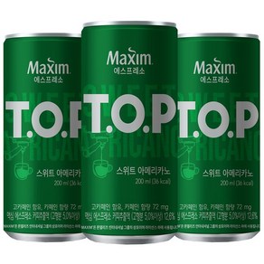 동서 맥심 티오피 스위트아메리카노 200ml x 36캔, 36개