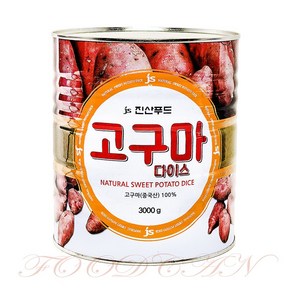 진산 고구마 다이스 3kg, 1개