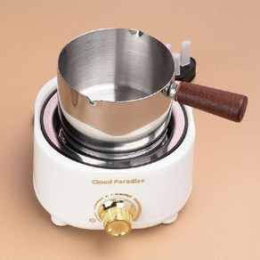 달고나 기계 녹이는 설탕 초콜렛 코팅 사탕 탕후루, A. 화이트전기스토브+60ml냄비, 1개