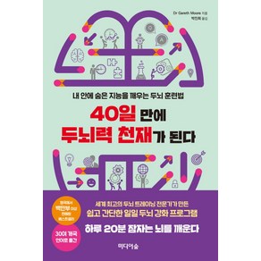 40일 만에 두뇌력 천재가 된다:내 안에 숨은 지능을 깨우는 두뇌 훈련법, 미디어숲, 개러스 무어