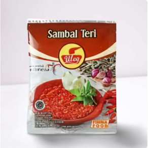 Sambal Uleg Tei 18g x 10 Sachet  삼발울렉 18g x 10봉 인도네시아 삼발소스, 10개