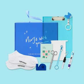 간호사 선물 세트 STEP 2 NURSING BASIC SET 두번째 발걸음 간호사 기본 세트, 남성용 화이트