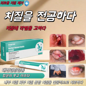 [당일배송] 내치질/외치질/혼합형 치질/치질크림/배변곤란/항문열상/대변혈/항문부종 및 통증/항문주위 가려움증/다양한 치질에 적합/식물추출물 부드러운 케어/QQ06, 20g, 2개