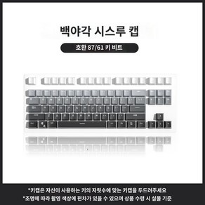 오로라 키캡 그라디언트 PBT 소재, A