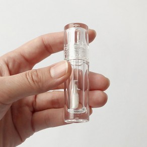 휴대용 립글로즈 미니 공병 화장품 컨실러 립밤 케이스 틴트 리필 소분 용기 1.3ml, 2.5ml 투명, 1개