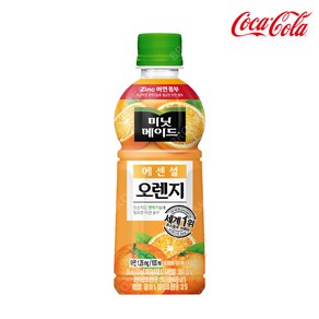 코카콜라 미닛메이드 오렌지 350ml X 24PET(1박스) 주스 과일 음료수, 24개