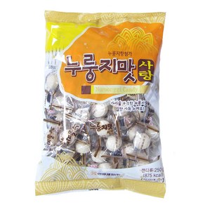 한양제과 누룽지맛사탕 250g 누룽지사탕 캔디 디저트, 1개