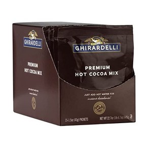 기라델리 GHIRARDELLI 더블 초콜릿 프리미엄 핫 코코아 - 10.5 oz. (298g)​