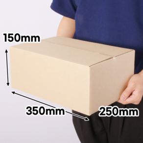 안박스 ANBOX 택배박스 350 x 250 x 150 / B골 / 70장 / AN10, 70개