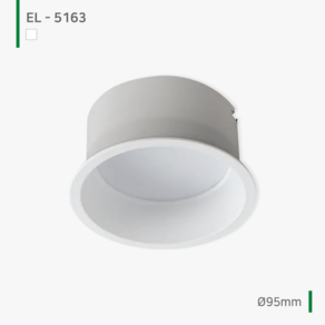 다운라이트 EL-5163 15W 4인치 매입등 LED등 LED다운라이트 플리커프리 황제라이팅 15와트, 1개, (전구색)3000K